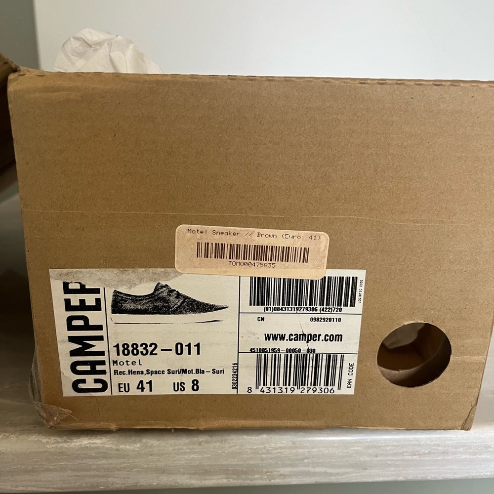 Men’s Camper - Motel Sneaker (messed up euro size conversion - too small) NIB